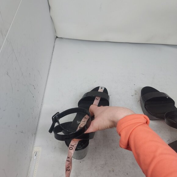 Christian Louboutin Movida Sabina Black Patent Platform Sandal - Picture 6 of 12